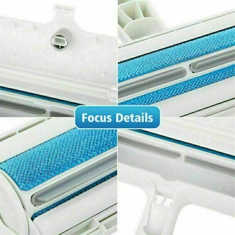 Pet Hair Remover Brush Dog Cat Fur Cleaning Roller Reusable Self Cleaning Tool - Green - KAZIPAWS