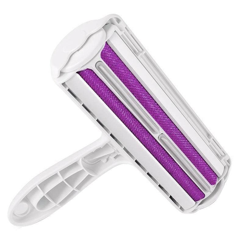 Pet Hair Remover Brush Dog Cat Fur Cleaning Roller Reusable Self Cleaning Tool - KAZIPAWS