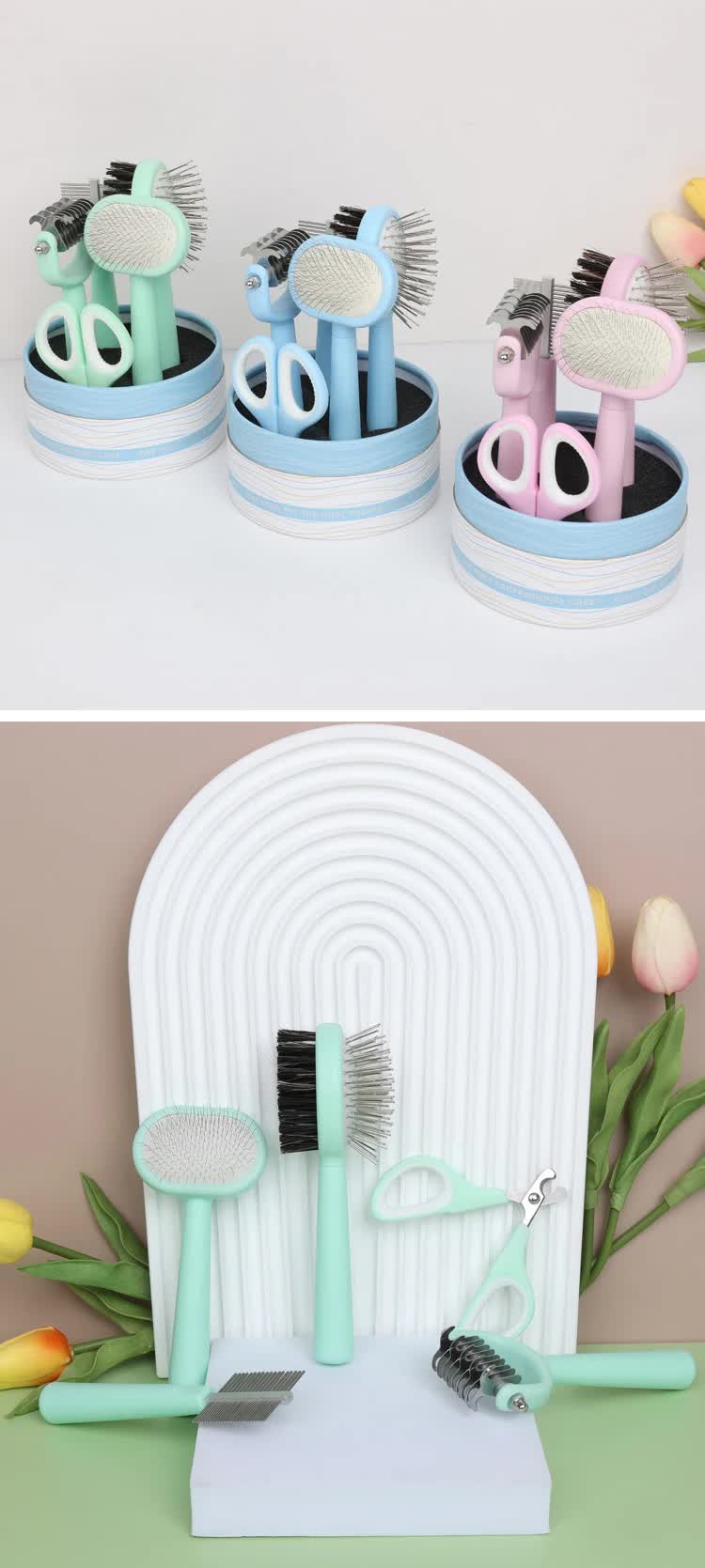 Blue Complete 5 in 1 Grooming Care Kit Professional - KAZIPAWS