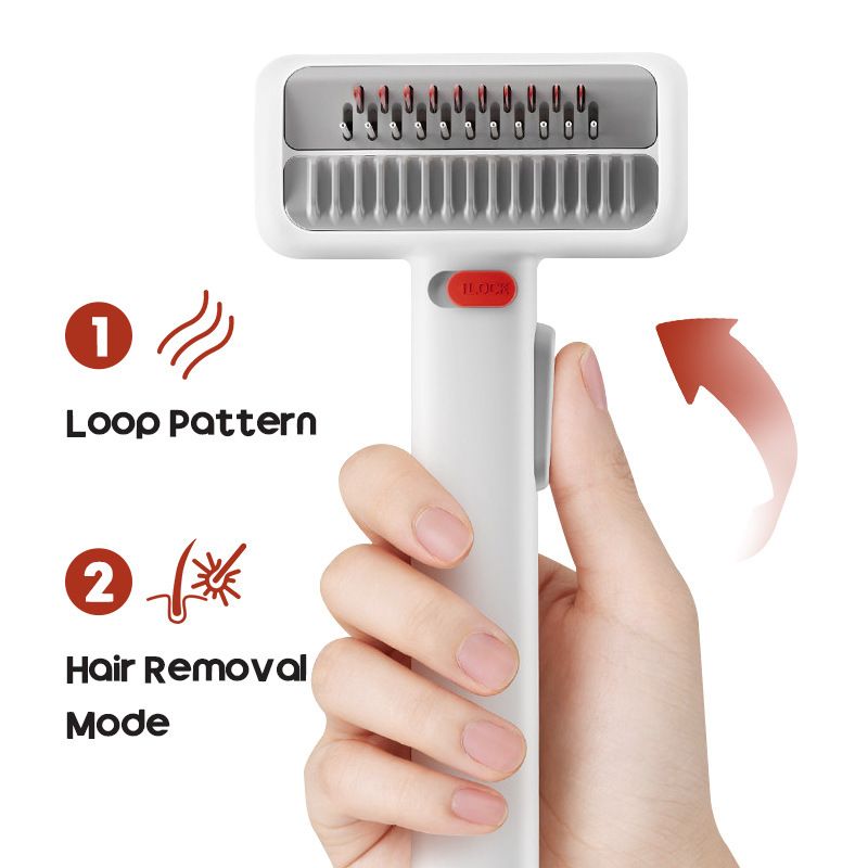 White and Grey 2 in 1 Dematting Deshedding Grooming Comb - KAZIPAWS